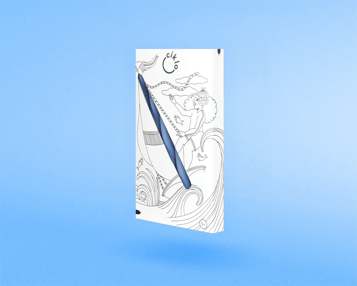 ensemble 6 stylos ciklo bleu - CIKLO